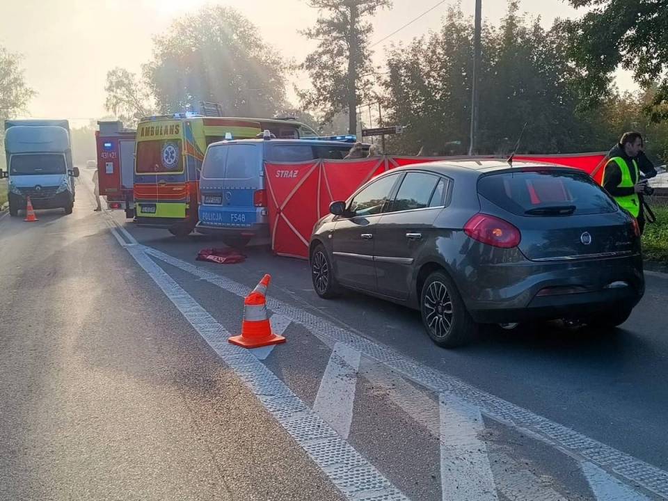 Uderzył w drzewo - zginął na miejscu. Śmiertelny wypadek motocyklisty na DW 450